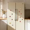 Imanes de refrigerador temáticos de Navidad para escribir cartas, envolver regalos, esquiar, pegatinas magnéticas de mensajes de regalo para cocina del hogar para vacaciones