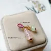 Ágata Natural Jade Cuentas Sueltas Jade Esmaltado Calabaza Pequeña Pulsera Tejida a Mano DIY Colgante para Joyería Accesorios