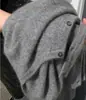 Cárdigan 100% lana pura para mujer, chaqueta de punto de lana con cuello redondo, suéter base de corte holgado, top adelgazante para usar en capas