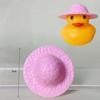 Juego transfronterizo en el agua Accesorios de patito amarillo No. 8 Sombrero de Pato Bufanda Decoración Hecho a Mano Té con Leche de Limón Regalo