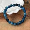 Nova Pulseira Quente Transfronteiriça Colorida Pedra Natural Feita à Mão Pulseira de Contas para Homens e Mulheres Acessórios de Pulseira de Círculo Único