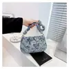Bolso de Cadena Plegado de Moda para Mujer, Nuevo Estilo Coreano Diseño de Nicho Bolso Nube para Axila, Bolso de Hombro al por Mayor Transfronterizo para Mujer