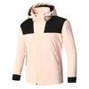Chaqueta para Hombre de Otoño, Impermeable para Exteriores Estilo Americano Cortavientos, Ropa Exterior Casual Talla Grande con Logo, Estilo Primavera y Otoño