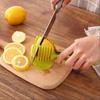 Multifuncional limão fatiador preguiçoso plástico fino casa ultra-fina faca manual fruta laranja pequeno fatia artefato