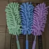 Plumero de chenilla y acero inoxidable Plumero mini retráctil y flexible para grietas Limpiador de polvo para coche Eliminación de polvo electrostática