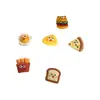 Hambúrguer Batata Frita Biscoito Comida de Brinquedo de Simulação Acessórios de Resina DIY Gel de Creme Capa de Celular Adesivo Queijo Pizza Acessórios