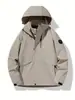 Chaqueta con capucha transpirable de fábrica lista para envío transfronterizo para primavera y otoño, adecuada para montañismo, deportes, ocio y actividades al aire libre, cortavientos 3 en 1