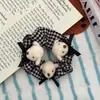 Lindo Oso de Peluche de Dibujos Animados Cuerda para el Cabello Infantil Cuerda para el Cabello de Conejo Accesorios para el Cabello de Alta Elasticidad Duraderos Adorno para la Cabeza