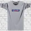 Camiseta de Manga Larga para Hombre de Otoño de Edad Media Cuello Redondo Holgada Talla Extra Grande Ropa de Otoño Camisa Básica para Hombres Gordos