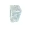 Caja de Plástico Cubo Caja de Empaque Transparente de PVC Caja de Almacenamiento para Cosméticos en Casa Caja de Regalo Empaque de Plástico para Almacenamiento