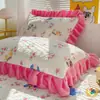 Fundas de almohada de terciopelo de leche, engrosadas para invierno y forradas de forro polar, juego de dos, 48X74cm, funda de almohada para adulto, individual de forro polar coral