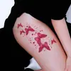 Pegatinas de Tatuaje Estilo Ins Frescas y Simples de Nuevo Estilo Transfronterizas Hermosas Retro Personalizadas Corazón Mariposa