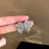 Pendientes Elegantes y Sofisticados de Borlas con Diamantes, Nuevos Pendientes Tendencia 2023 de Influencers Coreanos, Pendientes de Aguja de Plata para Mujer con un Toque de Lujo