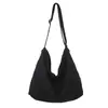 Bolsa transversal vintage em lona, bolsa de mão unissex, bolsa para o dia a dia, mochila escolar para estudantes, bolsa de ombro, mochila de grande capacidade