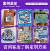 Imanes de nevera metálicos con tarjeta holográfica 3D personalizados, imanes de nevera personalizados de la ciudad turística cultural y escénica de Qinhuangdao con atracción magnética