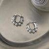 Aretes de Perla Rosa Sakura al Vapor Shijia con Cierre de Plata Esterlina 925 para Mujer Clips para Orejas Diseño de Nicho Aretes de Alta Gama