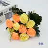 10 Capullos de Té, Auditorio de Bodas, Guías de Carretera, Flores Decorativas, Novia Sosteniendo Flores con Té Perfumado, Capullos, Adornos, Flores Artificiales