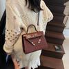 Bolsa Kelly Popular Portátil Transfronteiriça para Mulheres 2025 Nova Textura de Padrão Crocodilo Versátil Bolsa de Ombro Tendência Versátil Bolsa Transversal