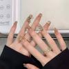 Atmosfera Doce Caneta de Gelo Penetrante Olho de Gato Rosa Arte de Unha Avançada Nova Pasta de Unha Unha Postiça Arte de Unha Pura Feita à Mão Usar Unha