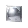 Tanque de Água Retangular de Aço Inoxidável 304 com Isolamento em Estoque, Tanque de Água de Placas Estampadas Combinadas 316 de Aço Inoxidável Feito Sob Medida
