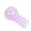 Productos para Hombres Adultos Anillo de Bloqueo de Esperma de Oruga de Cristal Anillo de Fisioterapia con Dedo de Cristal Espinoso Anillo de Bloqueo de Esperma Anillo Espinoso