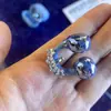 Clipe de Fone de Ouvido Estrela Fria Cintilante Brinco Bluetooth Destacável Pequeno Acessório de Design Requintado