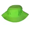 Sombrero de pescador, logo estampado, sombrero tipo cubo para montañismo al aire libre, sombrero de algodón ligero de color liso para hombre, venta al por mayor para mujer