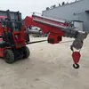 Brazo Pluma Hidráulico para Montacargas 3-10 Toneladas Accesorio Universal para Montacargas para Elevación a Gran Altura en Sitios de Construcción