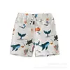 Nuevos bañadores para niños de 6 meses a 4 años, Estampado de Animales Marinos, Estampado a Cuadros, Shorts de Playa Transfronterizos para Bebés Niños