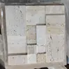 Azulejos de Mosaico de Mármol Baño Oro Antiguo Piedra Caliza Travertino Piedra de Tira Restaurante B&B