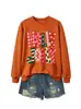 Amazon wish estación independiente moda casual para mujer sudadera a cuadros holly jolly lunares rayas de estrella