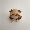Outono/Inverno 2026 Novo Suéter com Touca para Bebê Touca Fofa Doce com Proteção para Orelhas Estilo Coreano Bebê Menina Estilo Quente Inverno Grosso