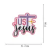 Patches de Bordado para Passar Palavras de Instrução da Bíblia Venda Quente Transfronteiriça Etiquetas de Tecido Bordadas em Computador Adesivos Decorativos para Chapéus Roupas