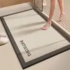 Alfombras de Piso de Baño Nórdicas Absorbentes de Agua y de Secado Rápido de Tierra de Diatomeas para Hogar, Entrada de Baño, Resistentes al Desgaste, Resistentes a la Suciedad y Antideslizantes