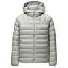 Chaqueta de plumón ligera con capucha para hombre, nuevo modelo de invierno, 90% plumón de pato blanco, cálida, resistente a la lluvia y la nieve, abrigo corto