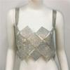 Explosões transfronteiriças saia com costura de diamante feminina europeia e americana super flash saia de diamante completa mini saia curta para meninas