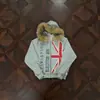 Sudadera con Capucha y Cremallera Estilo Retro Patchwork Bandera Americana Piel Sintética Chaqueta Hombres Mujeres 2026 Otoño Nueva Llegada Tendencia