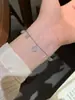 Nuevo Popular Pulsera de Piedra Ojo de Tigre Circonita Nácar Trébol de Cuatro Hojas Lujo Ligero Flor de Cuatro Hojas Joyería de Mano Versátil de Gama Alta