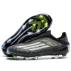 Zapatos de Fútbol de Tejido sin Costuras Transfronterizos para Hombres y Mujeres, Adolescentes, Estudiantes, Adultos, Clavos Largos Ag, Clavos Romos, Tenis de Entrenamiento para Partido