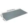 Acero de Alta Capacidad Antideslizante Pendiente Escalón Alfombrilla Umbral Placa de Hierro Estante Rampa para Coche Camión