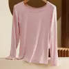 Comercio Electrónico Transfronterizo Europeo y Americano Venta al por Mayor Ropa de Otoño para Mujer Tallas Grandes MM Gorditas 200 Jin Camiseta de Manga Larga Base Pijama Verano Delgado