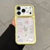 Adecuado para fundas de teléfono Apple 18 Pro Max, nuevo iPhone 17 rosa, 17 Pro diseño de gato cereza, serie 16, con un toque de alta gama