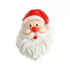 Cabeça de Rena Grande do Papai Noel Árvore de Natal Desenho Animado DIY Cola de Creme Ímã de Geladeira Materiais de Decoração Acessórios de Resina