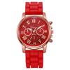 Relógio de Pulso Feminino Estilo Coreano Cruzado Novo Quartzo Simples Clássico Pulseira de Silicone Relógio Feminino Atacado Dropshipping