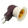 Soquete de lâmpada de parafuso tipo parede E27 com interruptor tubo espiral cabeça de lâmpada com plugue soquete de lâmpada soquete de lâmpada LED de economia de energia