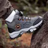 Zapatos para Niños Zapatos de Senderismo Forrados de Polar para Niños 2026 Otoño Zapatos Deportivos Cálidos de Caña Media para Niños Algodón Grande para Niños Grandes Zapatos para Niños