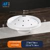 Plato de mondongo comercial plato de hielo seco tienda de hotpot de Chongqing plato volcán plato de concepto artístico plato para ahumar y enjuagar carne vajilla de melamina venta al por mayor