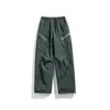 Pantalones de Esquí Gruesos y Cálidos Izexx de Moda para Otoño e Invierno para Hombres y Mujeres, Pantalones Cargo Resistentes al Viento e Impermeables, Pantalones Softshell