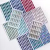 Fábrica de Rhinestones de Vidrio de Color K9 de Alta Calidad en Tira Larga AB, Rhinestones de Doble Agujero para Ropa DIY, Accesorios de Joyería de Forma Irregular