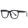 Gafas de sol retro con montura negra, sencillas, para hombres y mujeres, ligeras, de lujo, avanzadas, con montura cuadrada y protección UV para hombres.